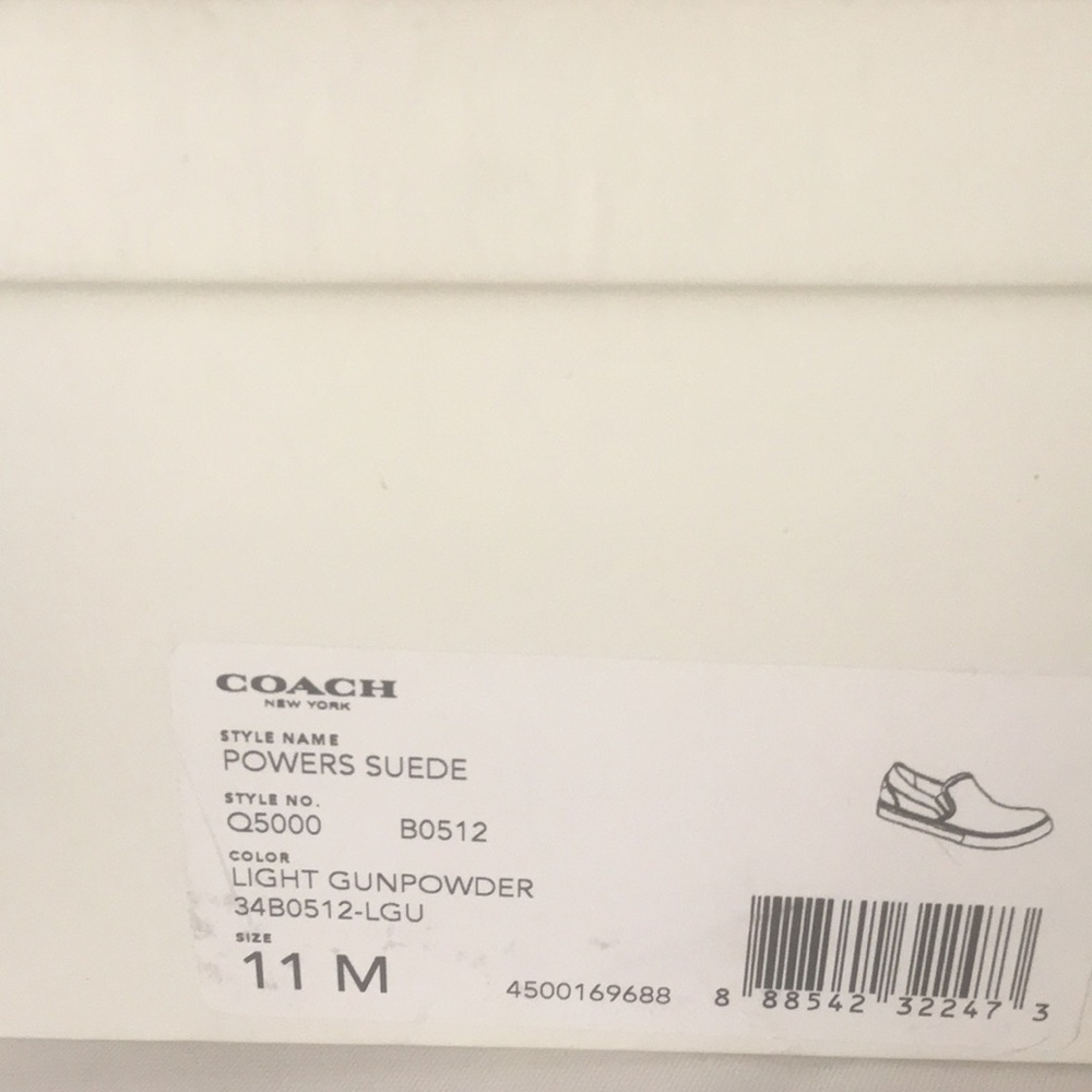 Coach Men’s Power Suede, Slip-ons